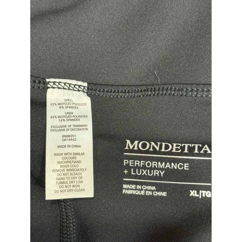 Mondetta Drop Waist Pleated Skort Womens XL Black Performance Skirt Preppy - Picture 4 of 10